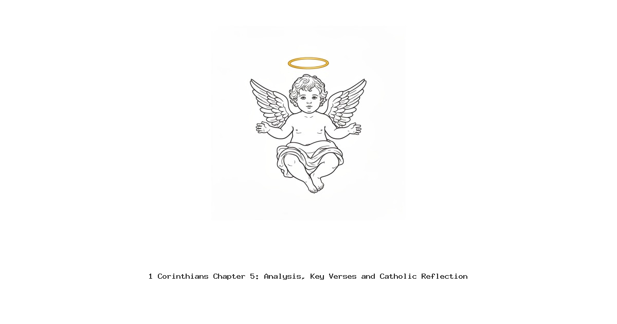 1 Corinthians Chapter 5: Analysis, Key Verses and Catholic Reflection