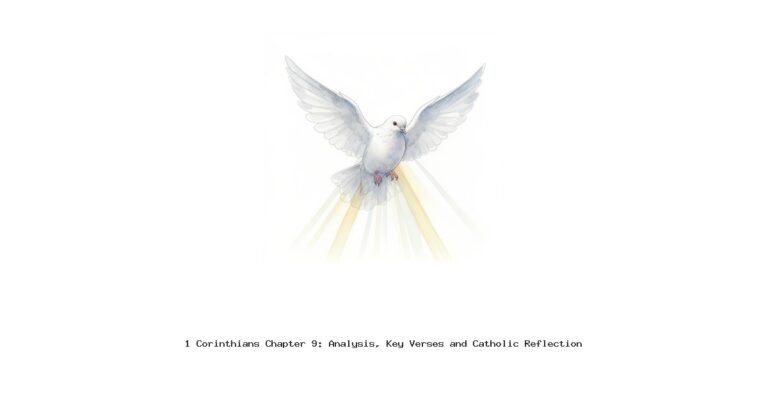 1 Corinthians Chapter 9: Analysis, Key Verses and Catholic Reflection