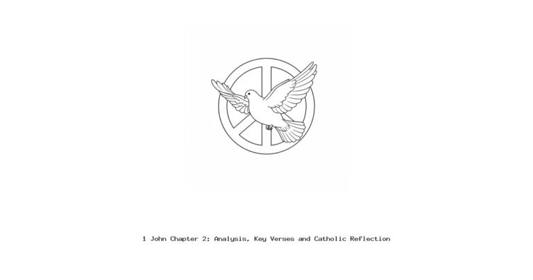 1 John Chapter 2: Analysis, Key Verses and Catholic Reflection