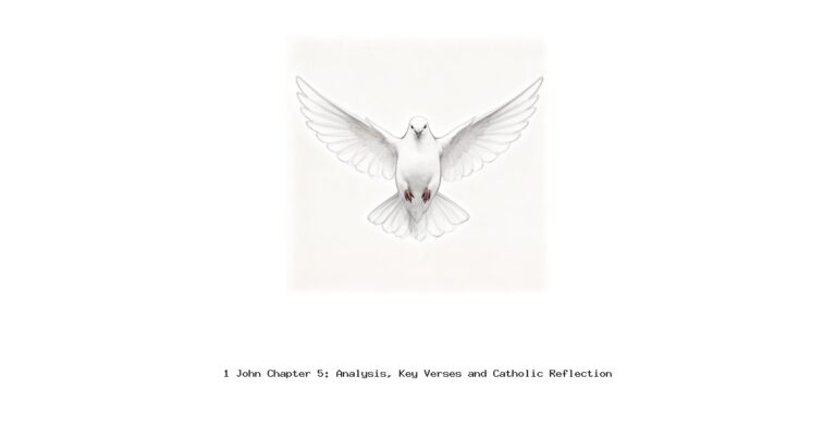 1 John Chapter 5: Analysis, Key Verses and Catholic Reflection