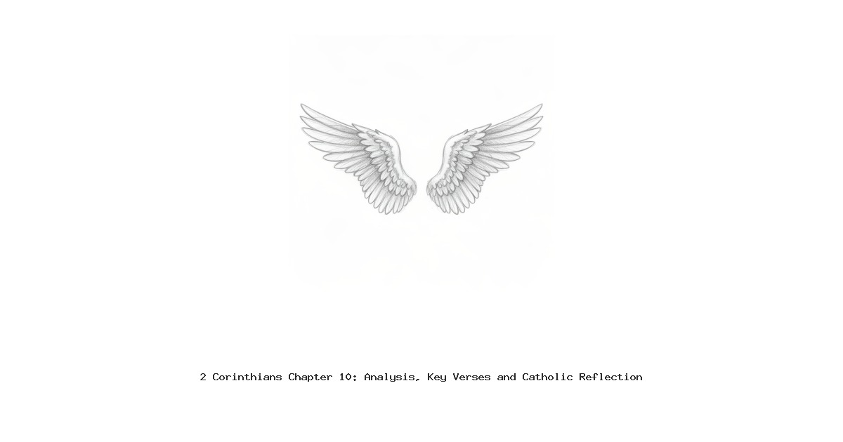 2 Corinthians Chapter 10: Analysis, Key Verses and Catholic Reflection