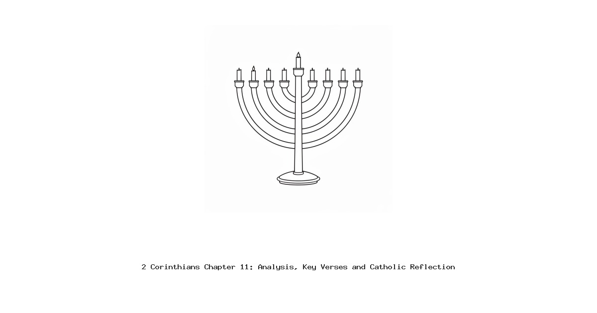 2 Corinthians Chapter 11: Analysis, Key Verses and Catholic Reflection