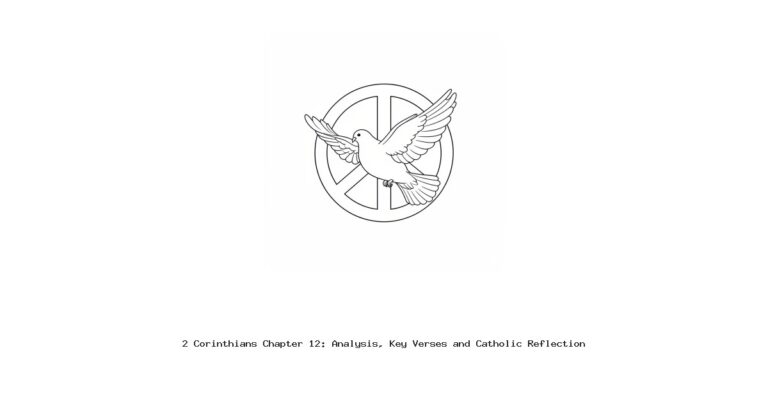 2 Corinthians Chapter 12: Analysis, Key Verses and Catholic Reflection