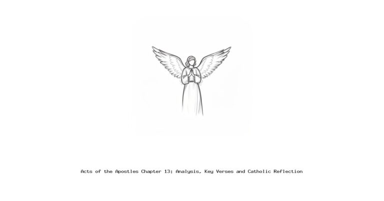 Acts of the Apostles Chapter 13: Analysis, Key Verses and Catholic Reflection