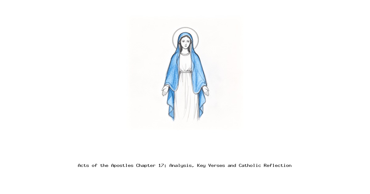 Acts of the Apostles Chapter 17: Analysis, Key Verses and Catholic Reflection