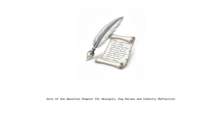 Acts of the Apostles Chapter 19: Analysis, Key Verses and Catholic Reflection