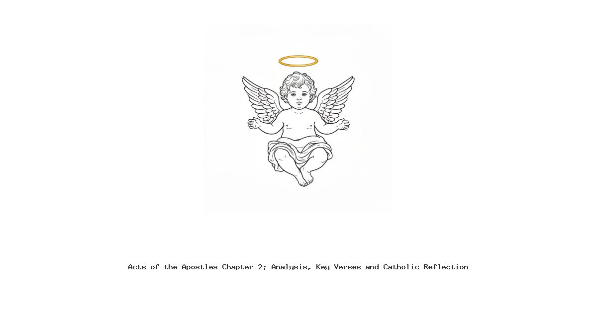 Acts of the Apostles Chapter 2: Analysis, Key Verses and Catholic Reflection