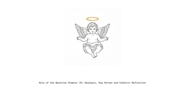Acts of the Apostles Chapter 20: Analysis, Key Verses and Catholic Reflection
