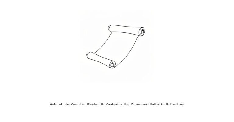 Acts of the Apostles Chapter 9: Analysis, Key Verses and Catholic Reflection