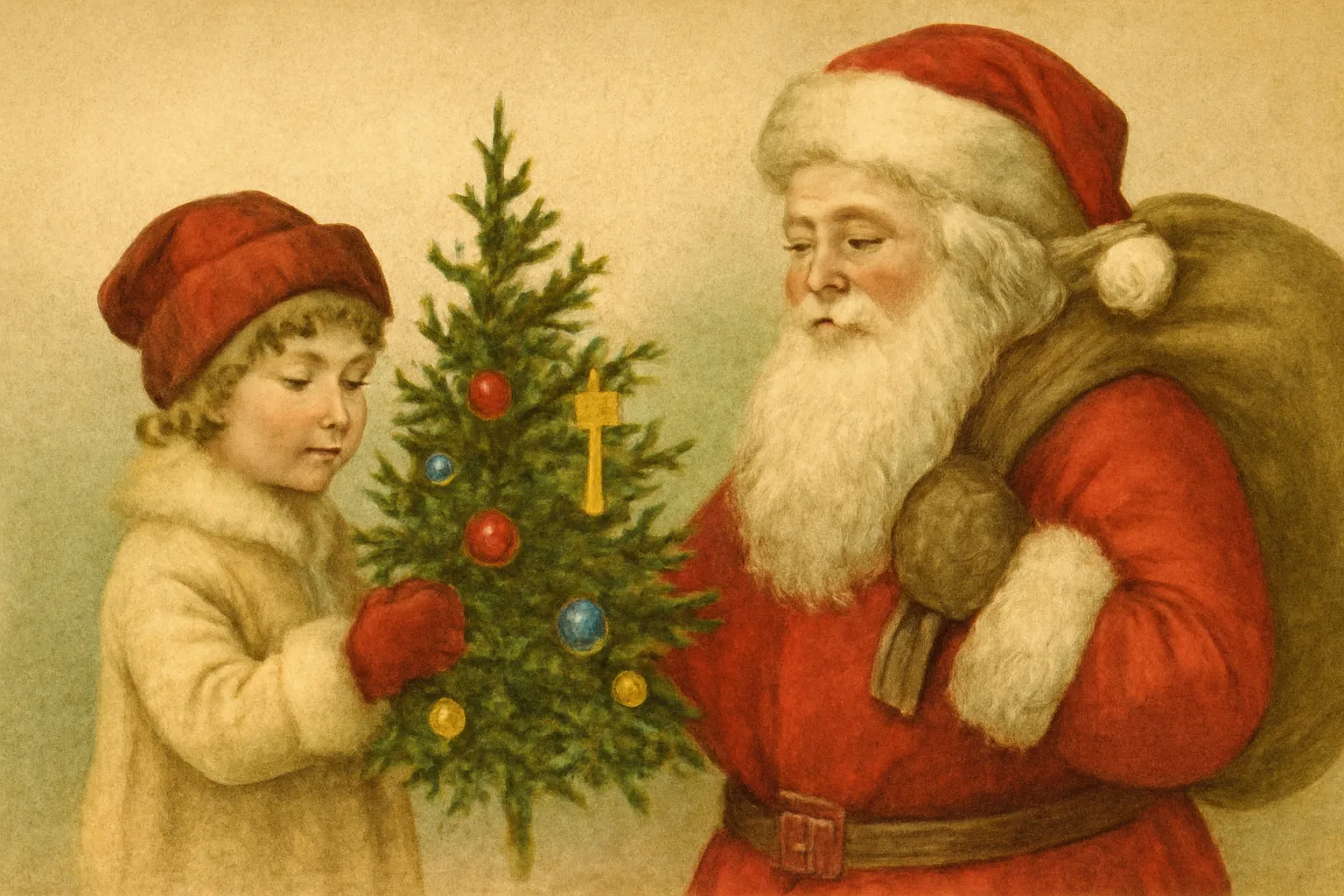 antique holiday postcards