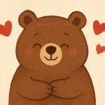 bear with hearts