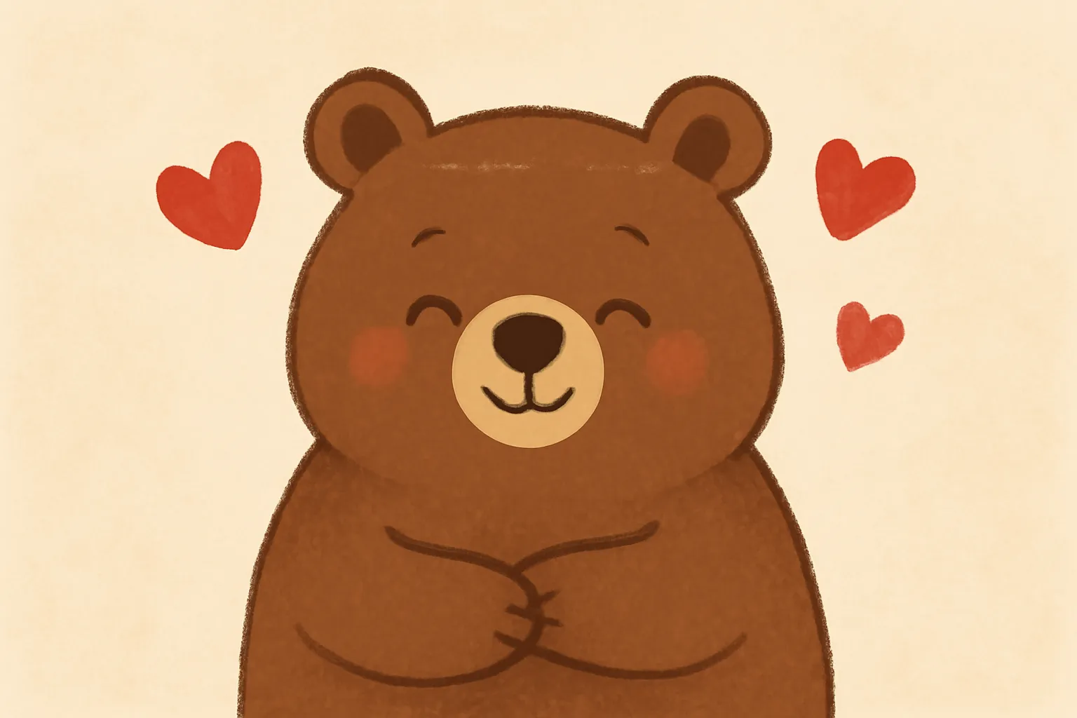bear with hearts