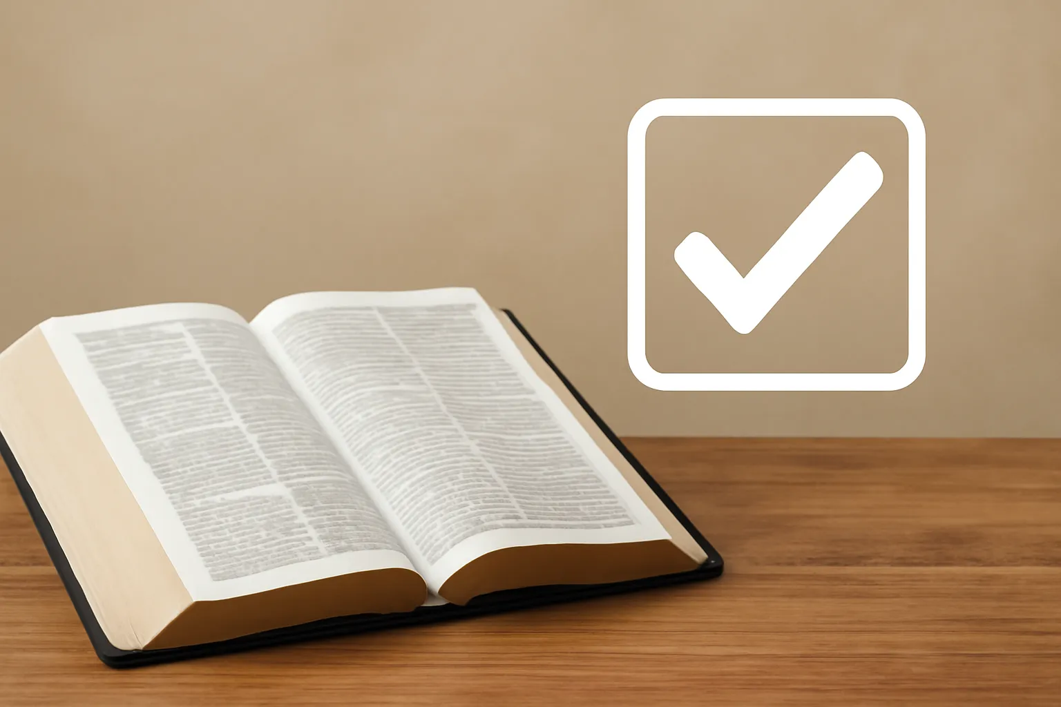 bible scripture checks