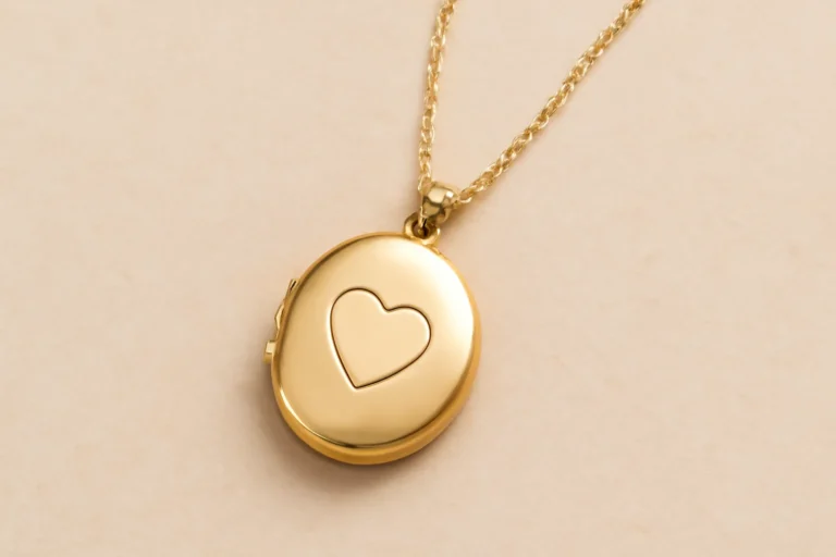childs locket necklace