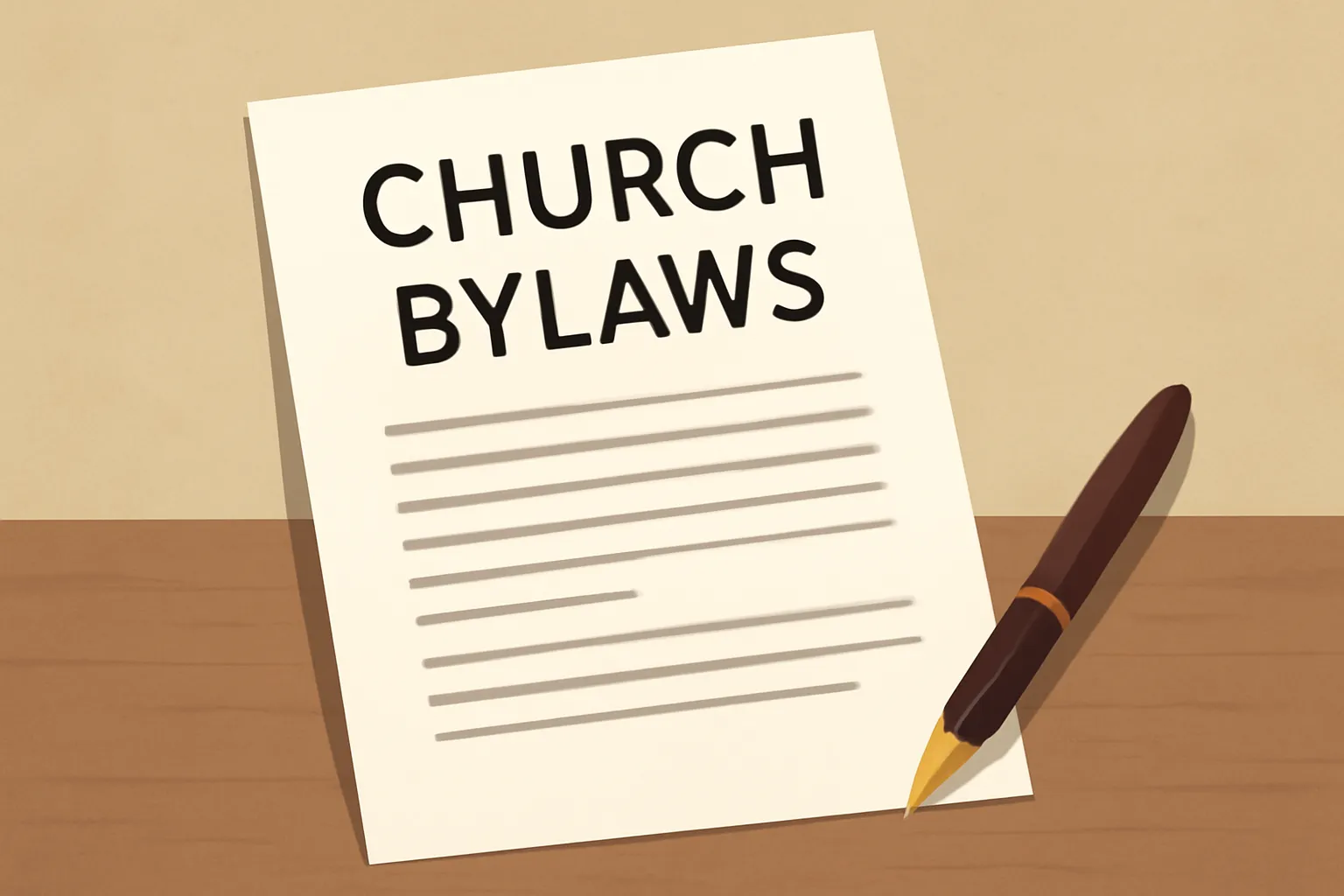 church bylaws sample