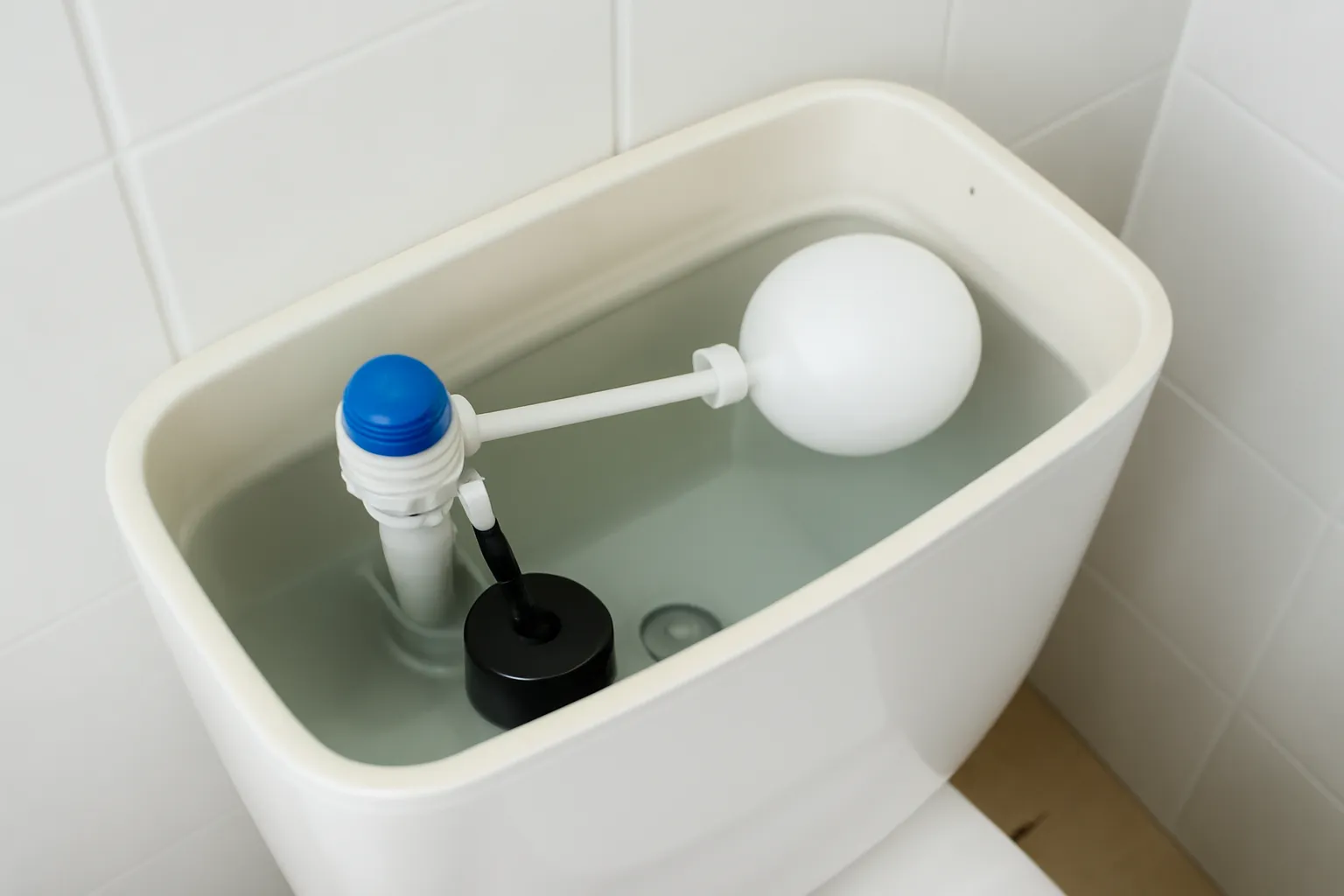 clean toilet water tank