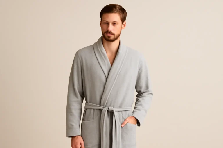 cotton mens robe