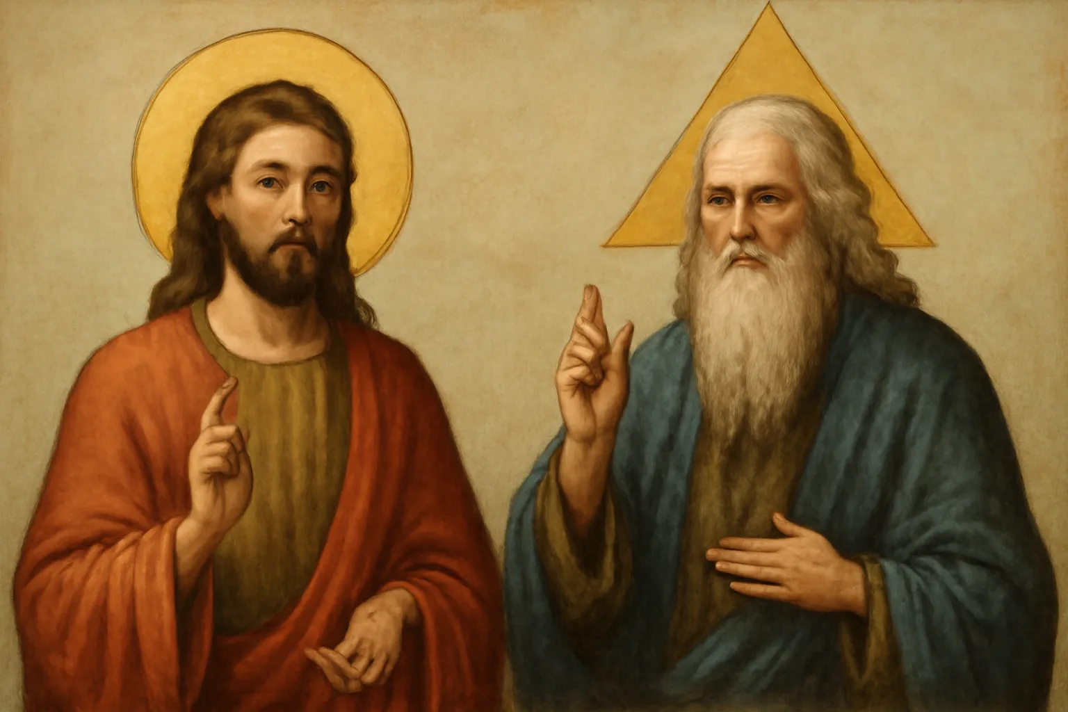 difference between jesus and god
