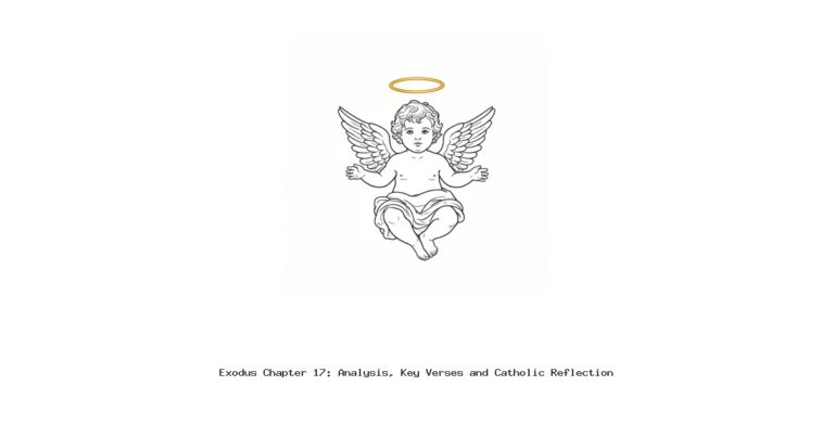 Exodus Chapter 17: Analysis, Key Verses and Catholic Reflection