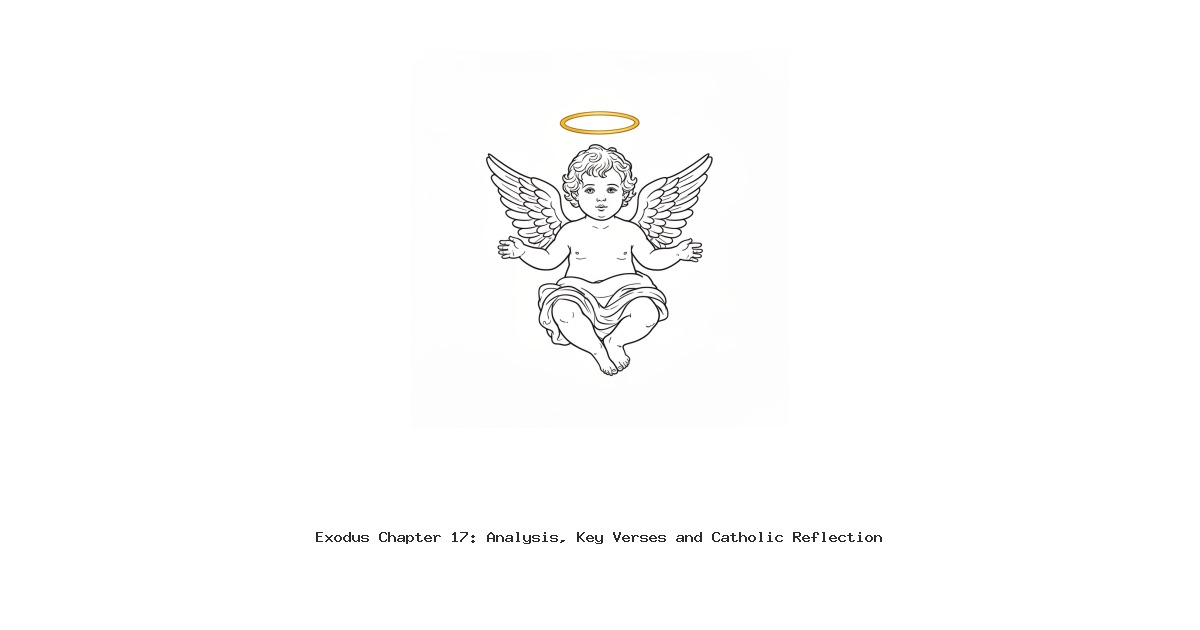 Exodus Chapter 17: Analysis, Key Verses and Catholic Reflection