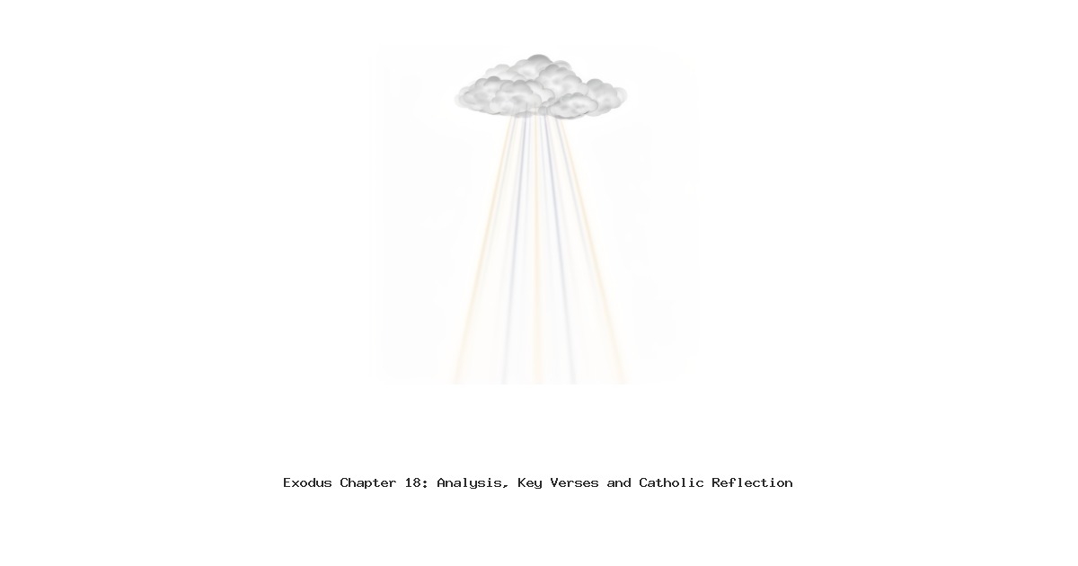 Exodus Chapter 18: Analysis, Key Verses and Catholic Reflection