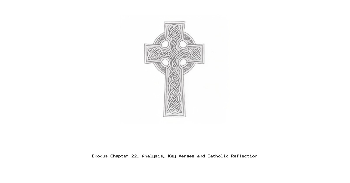 Exodus Chapter 22: Analysis, Key Verses and Catholic Reflection