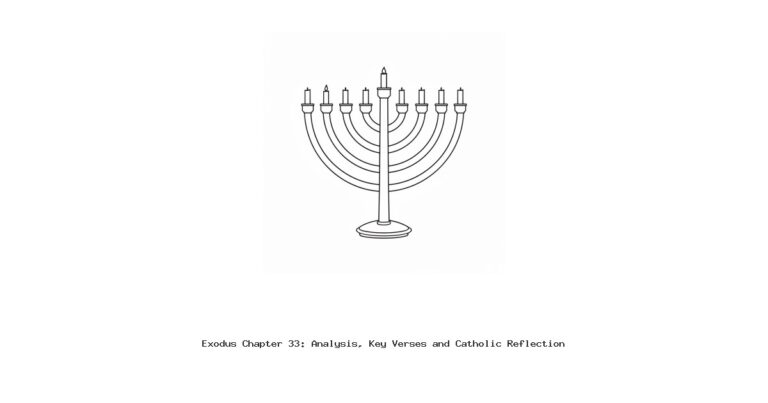 Exodus Chapter 33: Analysis, Key Verses and Catholic Reflection