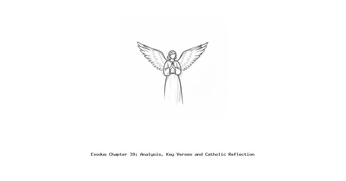 Exodus Chapter 39: Analysis, Key Verses and Catholic Reflection