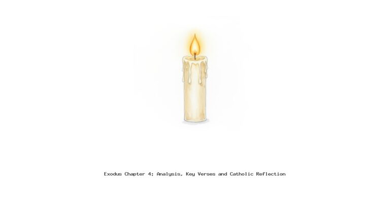 Exodus Chapter 4: Analysis, Key Verses and Catholic Reflection