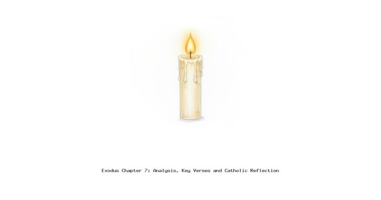 Exodus Chapter 7: Analysis, Key Verses and Catholic Reflection
