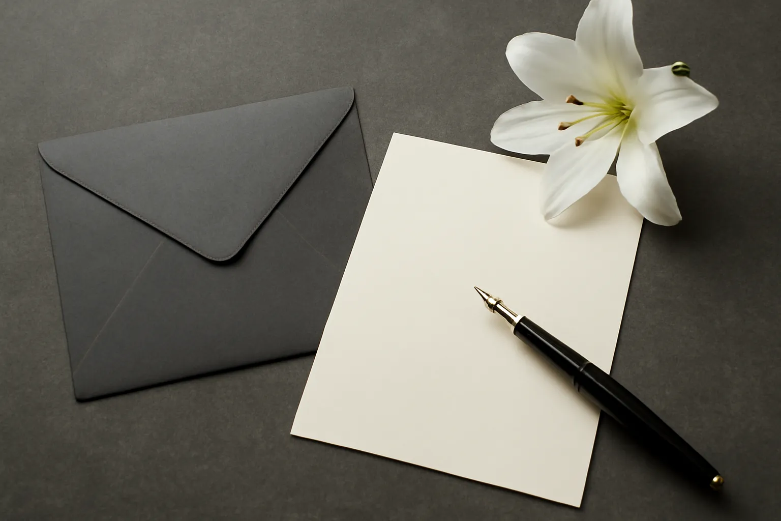 funeral attendance letter