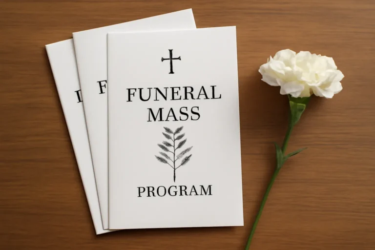 funeral mass programs