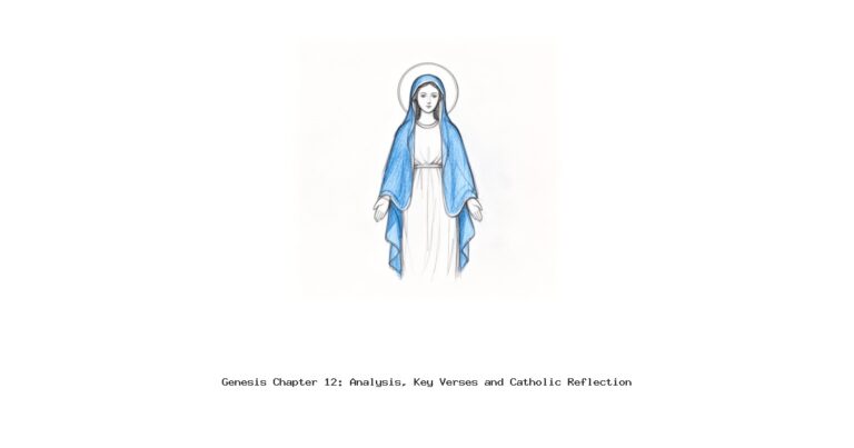 Genesis Chapter 12: Analysis, Key Verses and Catholic Reflection