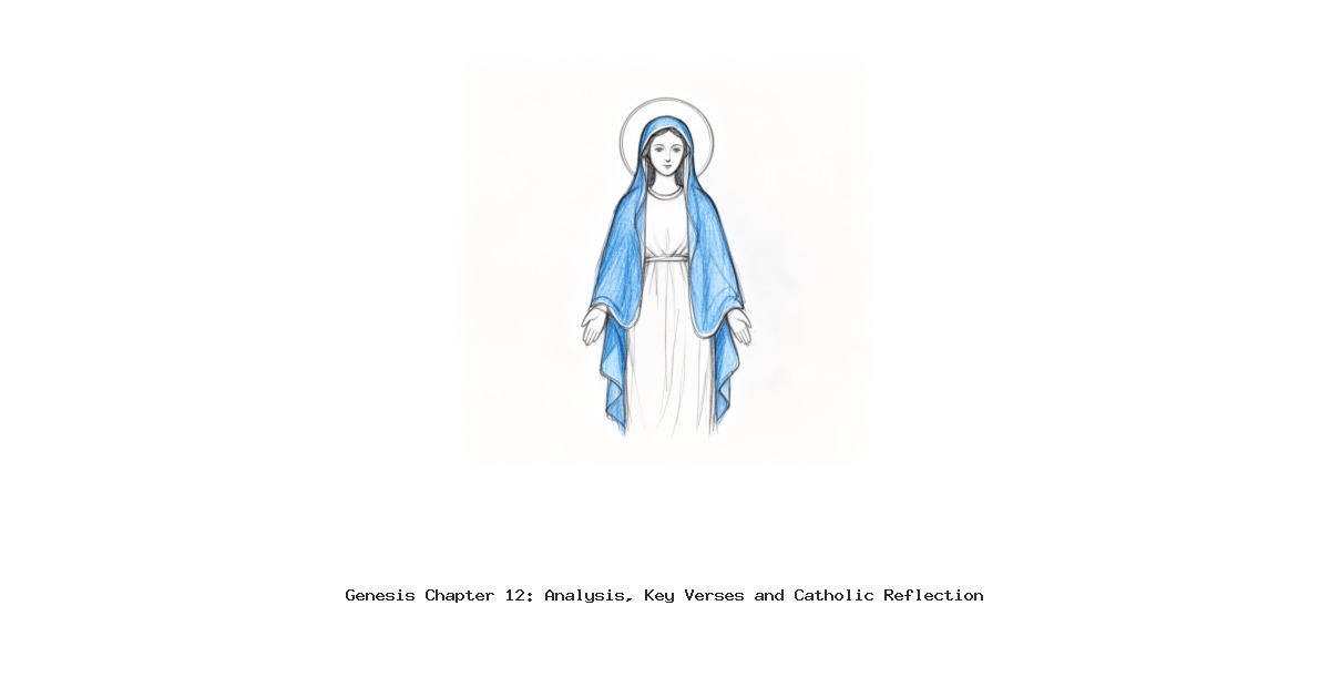 Genesis Chapter 12: Analysis, Key Verses and Catholic Reflection