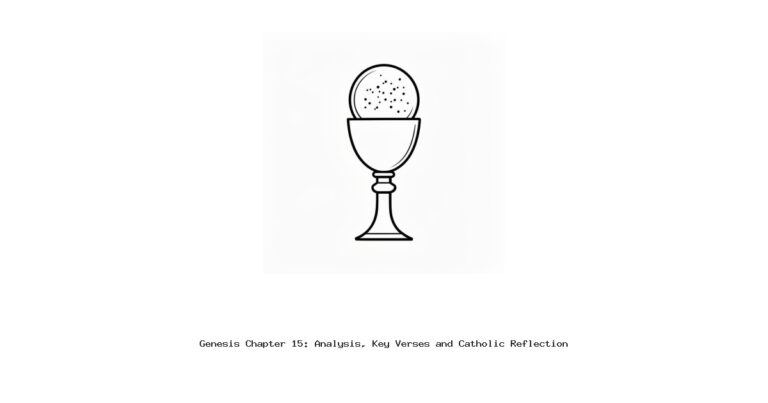 Genesis Chapter 15: Analysis, Key Verses and Catholic Reflection