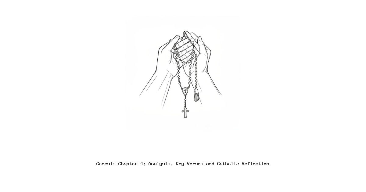 Genesis Chapter 4: Analysis, Key Verses and Catholic Reflection