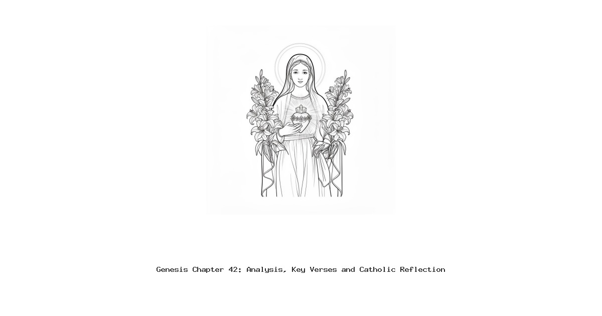 Genesis Chapter 42: Analysis, Key Verses and Catholic Reflection