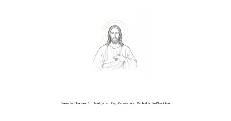 Genesis Chapter 5: Analysis, Key Verses and Catholic Reflection