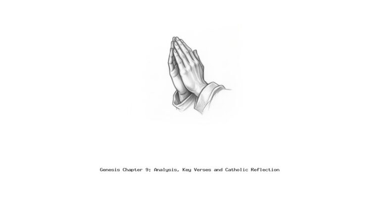 Genesis Chapter 9: Analysis, Key Verses and Catholic Reflection