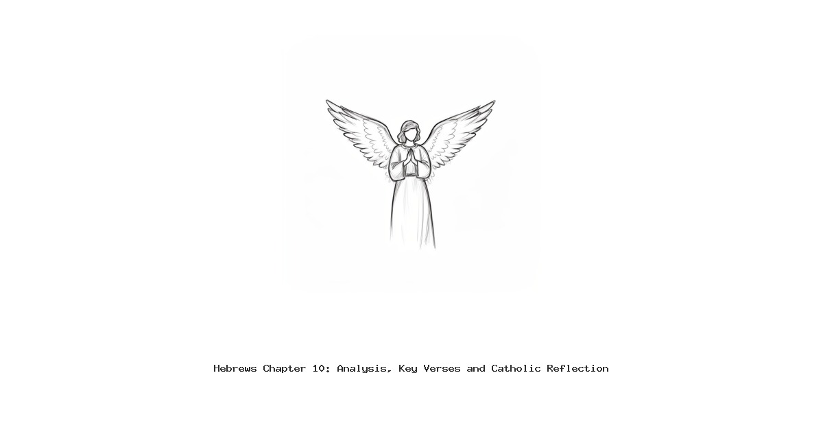 Hebrews Chapter 10: Analysis, Key Verses and Catholic Reflection