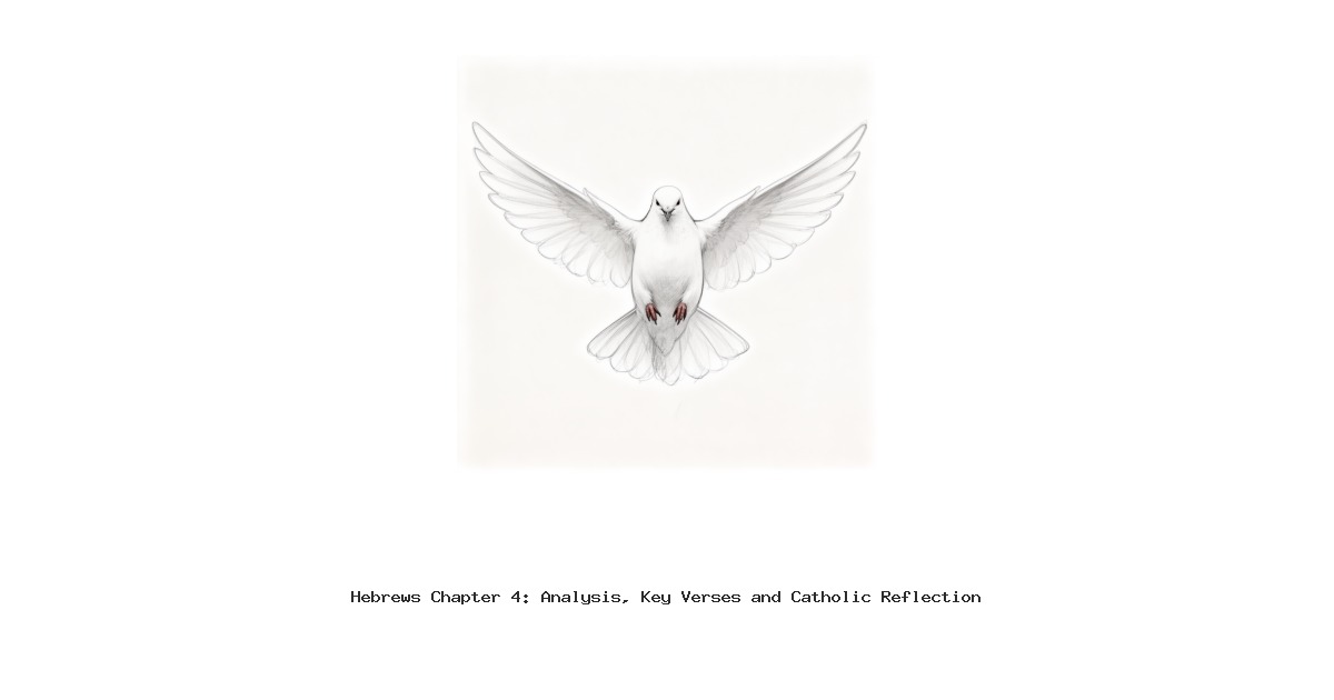 Hebrews Chapter 4: Analysis, Key Verses and Catholic Reflection
