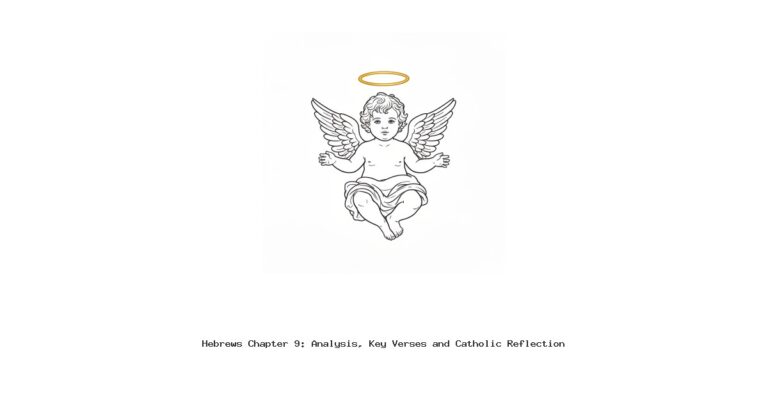 Hebrews Chapter 9: Analysis, Key Verses and Catholic Reflection