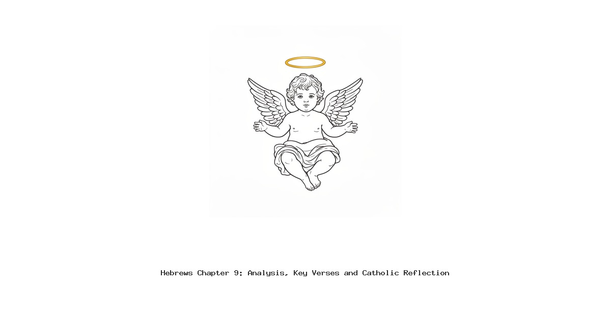 Hebrews Chapter 9: Analysis, Key Verses and Catholic Reflection