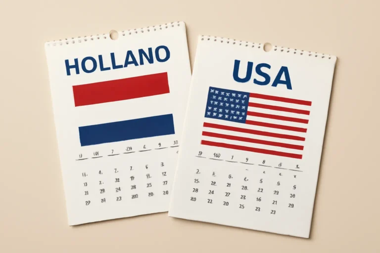 holland usa calendars