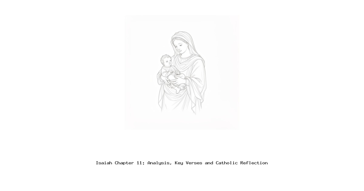 Isaiah Chapter 11: Analysis, Key Verses and Catholic Reflection