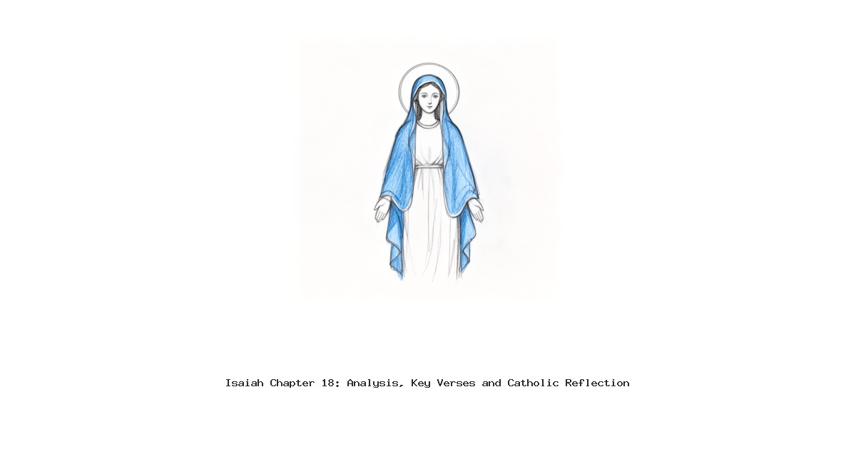 Isaiah Chapter 18: Analysis, Key Verses and Catholic Reflection