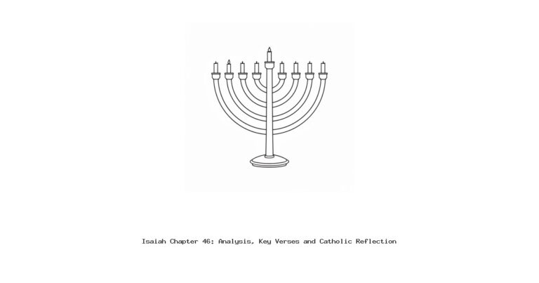 Isaiah Chapter 46: Analysis, Key Verses and Catholic Reflection
