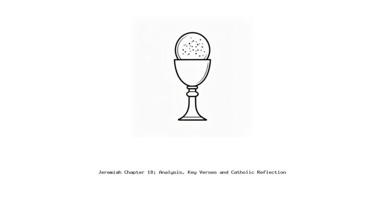 Jeremiah Chapter 18: Analysis, Key Verses and Catholic Reflection