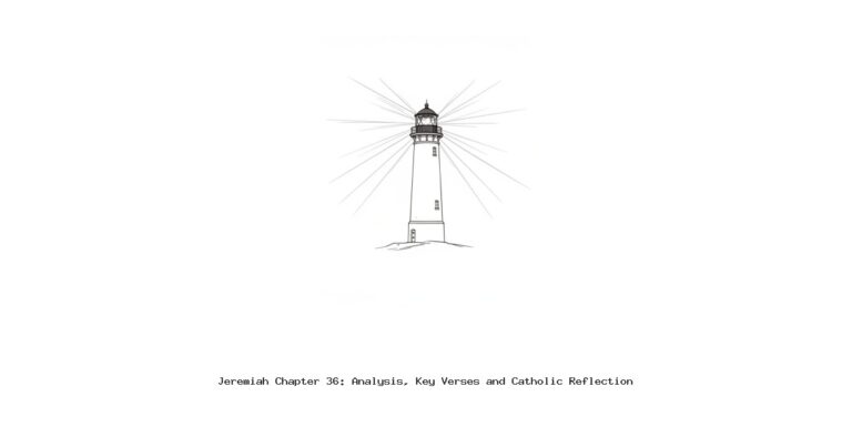 Jeremiah Chapter 36: Analysis, Key Verses and Catholic Reflection