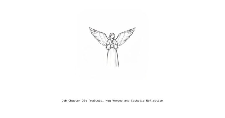 Job Chapter 39: Analysis, Key Verses and Catholic Reflection